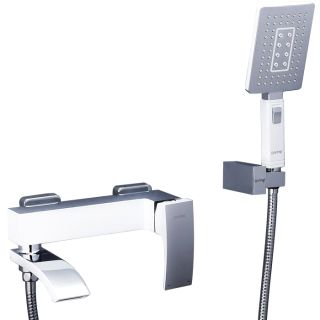 Смеситель для ванны Gappo G3207-8 белый/хром